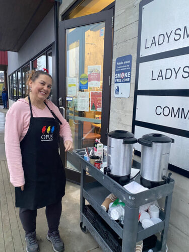 LSS cook for Food Bank