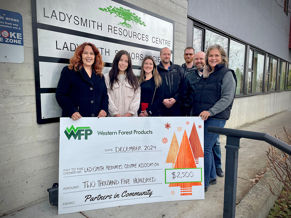 Western Forest Products cheque